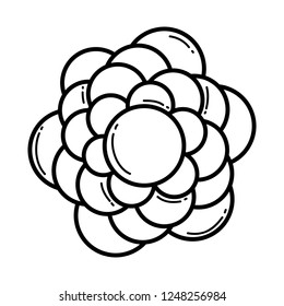 cute flower decorative icon