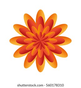 cute flower decorative icon
