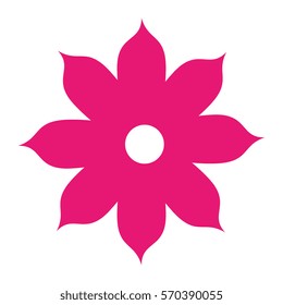 cute flower decorative icon