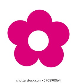 cute flower decorative icon