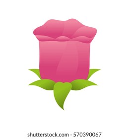 cute flower decorative icon