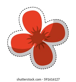 cute flower decorative icon