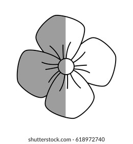 cute flower decorative icon