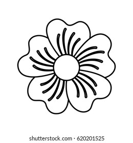 cute flower decorative icon
