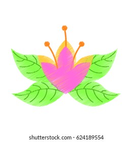 cute flower decorative icon