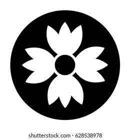 cute flower decorative icon