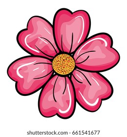cute flower decorative icon
