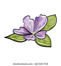 cute flower decorative icon