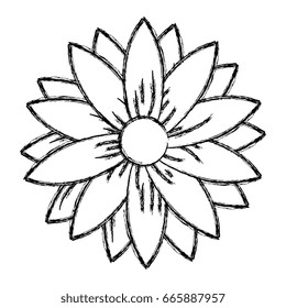 cute flower decorative icon