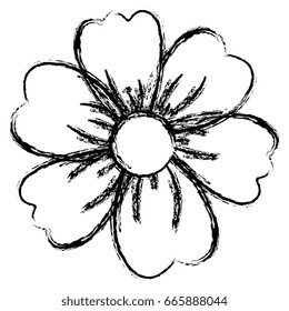 cute flower decorative icon