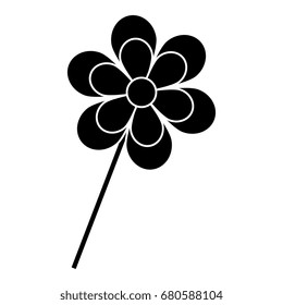 cute flower decorative icon
