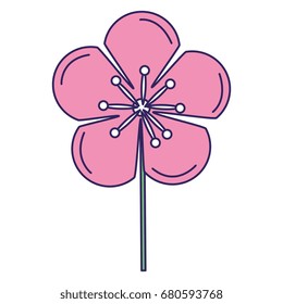 cute flower decorative icon