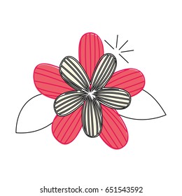 cute flower drawing decorative