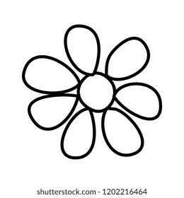 cute flower drawing icon