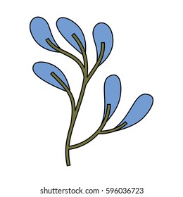 cute flower garden isolated icon
