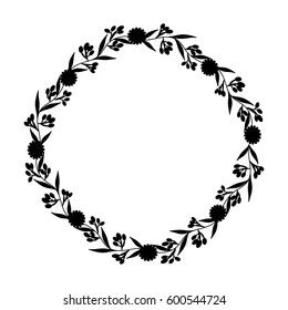 cute flower garden isolated icon vector illustration design