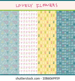 cute flower garden pattern