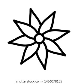 cute flower garden plant decorative icon