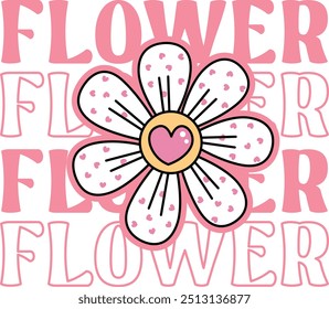 cute flower girl design love