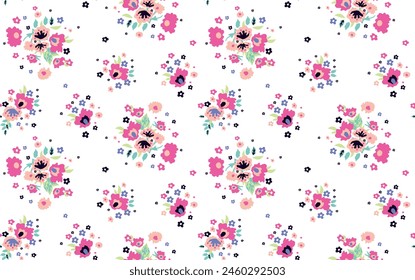 cute flower girl patterns texture