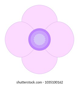 Cute flower icon