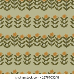 cute flower ilustration seamless pattern.Great for kid textile,fabric,wrapping paper,crapbooking.
