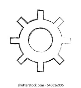 cute flower isolated icon