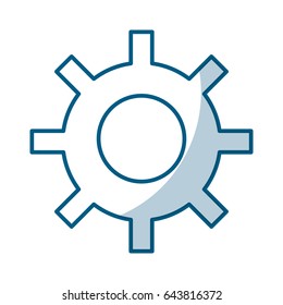 cute flower isolated icon