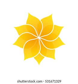 cute flower isolated icon vector illustration design