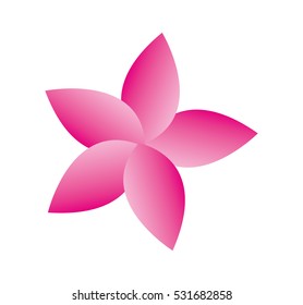 cute flower isolated icon vector illustration design