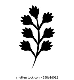 cute flower isolated icon vector illustration design