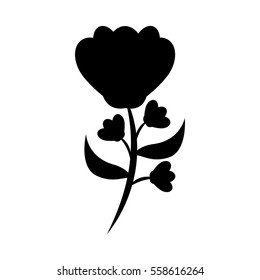 cute flower isolated icon vector illustration design