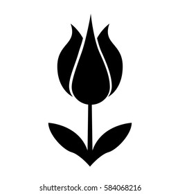 cute flower nature icon