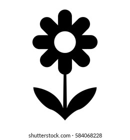 cute flower nature icon