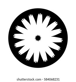 cute flower nature icon
