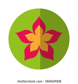 cute flower nature icon