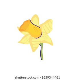 cute flower nature isolated icon vector illustration design