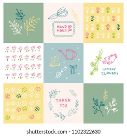 cute flower paper scrapbooking