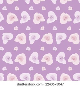 Cute flower pastel watercolor pattern backgrounds