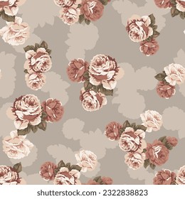 cute flower pattern for fabric textile or wall decoration