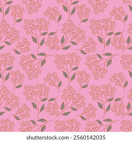 cute flower pattern image for fabric textile or wall decoration