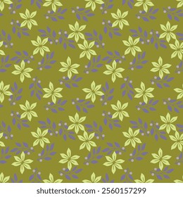 cute flower pattern image for fabric textile or wall decoration