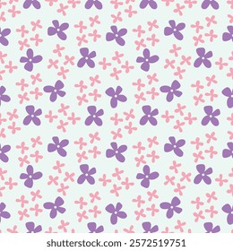cute flower pattern image for fabric textile or wall decoration