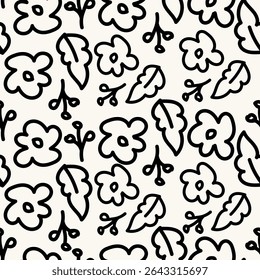 cute flower pattern image for fabric textile or wall decoration