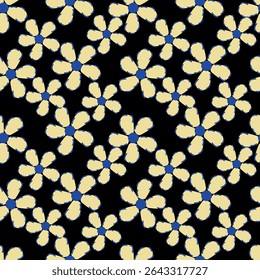 imagem de padrão de flor bonito para tecido têxtil ou decoração de parede