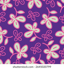 cute flower pattern image for fabric textile or wall decoration
