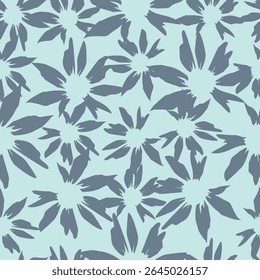 süßes Blumenmuster-Bild für Textil- oder Wanddekoration
