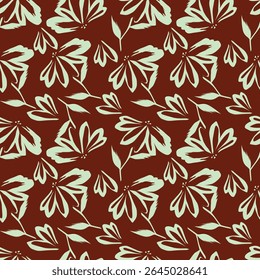 cute flower pattern image for fabric textile or wall decoration
