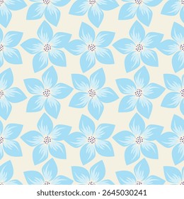 imagem de padrão de flor bonito para tecido têxtil ou decoração de parede
