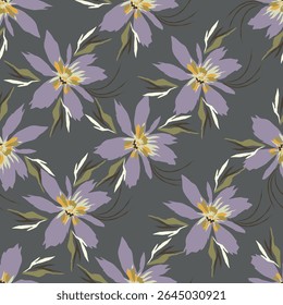Imagen linda del patrón de la flor para la materia textil o la decoración de la pared
